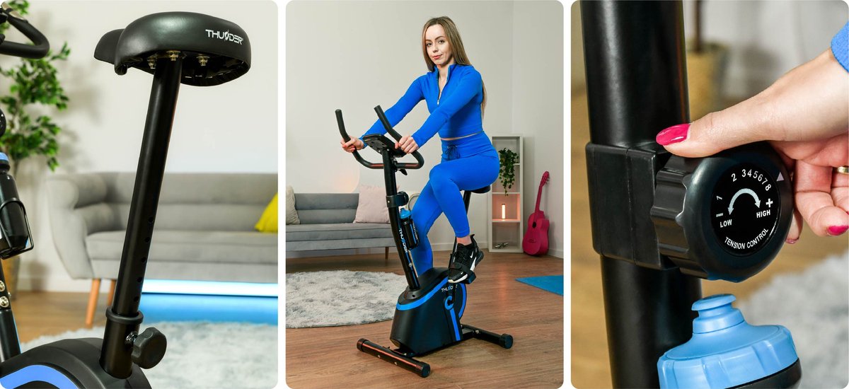 THUNDER MICRUS Hometrainer - Magnetisch 8 Niveaus - Compact & Stil thumbnail 6