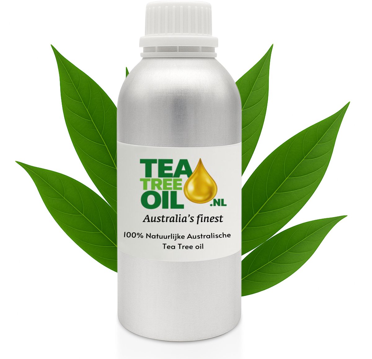 Goedkoopste Quality Oils - Tea Tree Olie XXL - Essentiële Olie - 1000 ml - Etherische Olie - Aromatherapie - Voor Huid, Haar, Kalknagels en Aroma Diffuser - 100 puur en biologisch - Vers geïmporteerd uit Australië