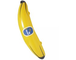 Widmann Opblaasbare banaan/bananen - 100 cm - Big Banana - strand decoratie