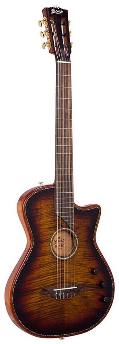 Bromo BEN2C/3TS Fusion Craft Series hollow body nylon sunburst