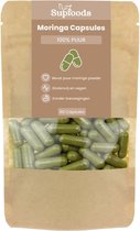 Moringa Capsules 100% Puur - 60 Capsules - Moringa is van Nature Rijk aan Voedingsstoffen - 500mg per Capsule - Alternatief voor Moringa Poeder