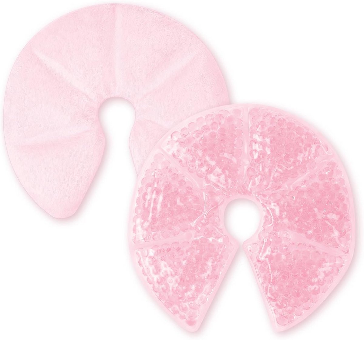 Image of 3-in-1 borstvoeding gel pads voor warme en koude therapie - herbruikbare gel koelpads voor pijnverlichting