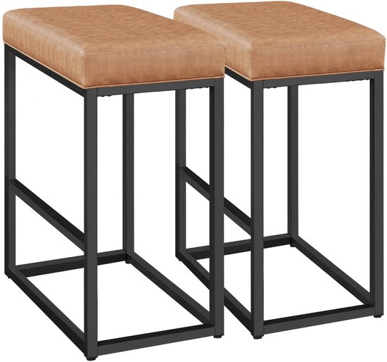 EUGAD Barkruk 2-delige set, barstoel, keukenstoel, barkruk