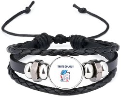 Akyol - trots op jou! armband zwart - Felicitatie - iemand die is geslaagd - gefeliciteerd - examen - school - diploma gehaald - cadeau - kado - geschenk