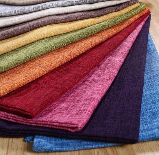 Lot de 2 housses de coussin décoratives – Décoration d'intérieur rustique et Boho – Taie d'oreiller en lin épais – Taie d'oreiller carrée – Avec fermeture éclair invisible – Convient pour canapé-lit et bureau (50 x 50 cm)