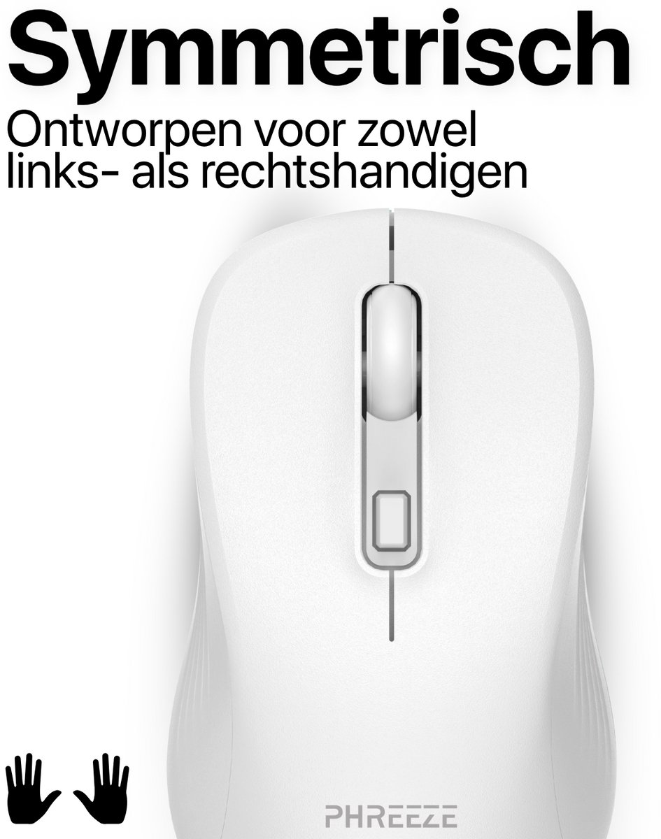 Phreeze Draadloze Muis met Stille Klik thumbnail 5