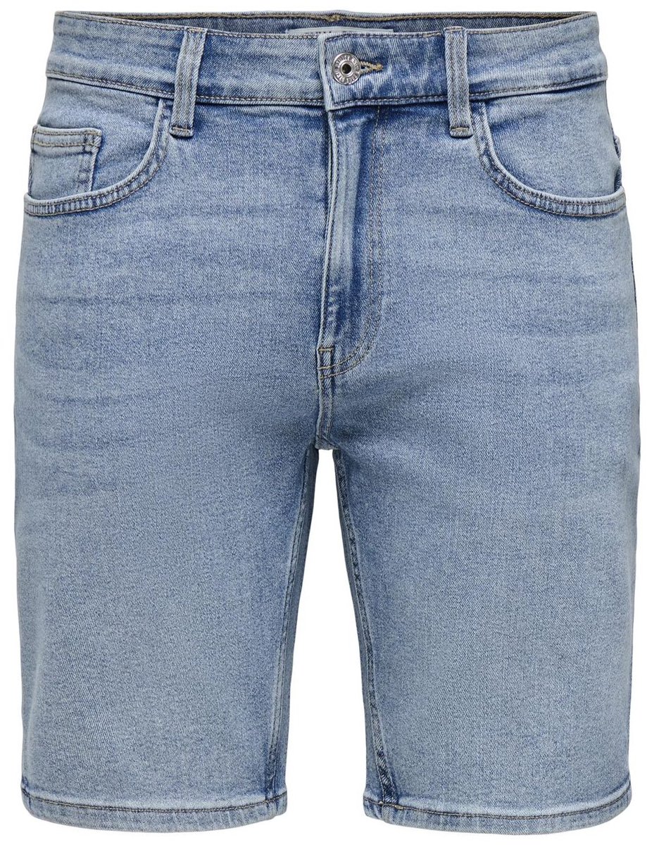 Only & Sons Weft Box Pim Denim Short Heren - Maat XXL