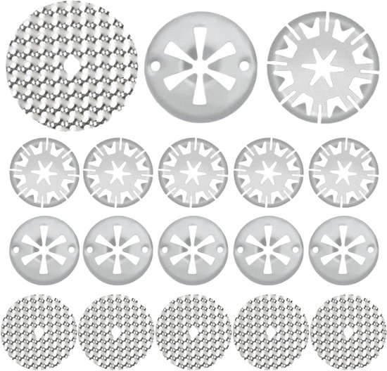 YOU.S Metall Klemmscheiben 30mm - 10er Set Für VW UP, Vento, XL1 | N90335004