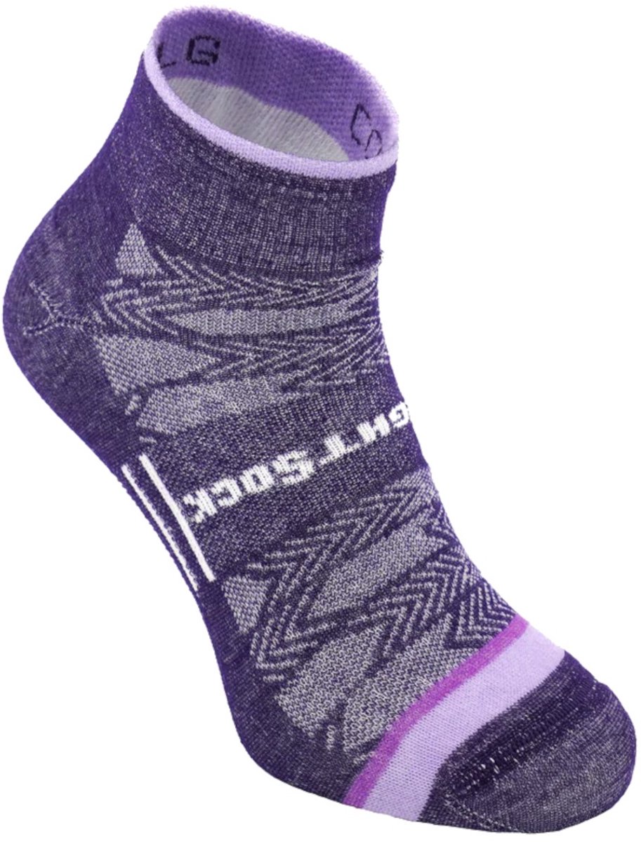 Wrightsock Coolmesh Quarter – 34-37 Paars