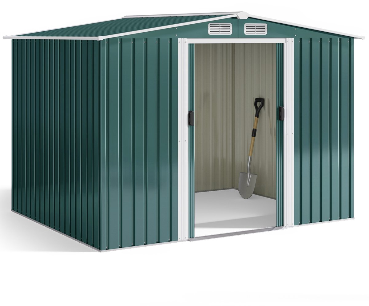 Abri De Jardin Métal Bealife | 180x162x95cm | Acier Galvanisé | Rangement Outils Extérieur | Résistant UV Et Eau