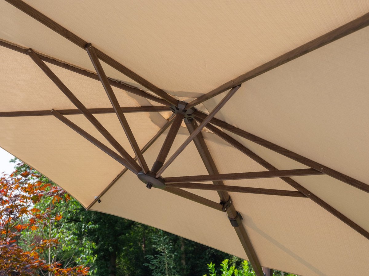 4 Seasons Outdoor Siesta Premium zweefparasol 300 x 300 cm
