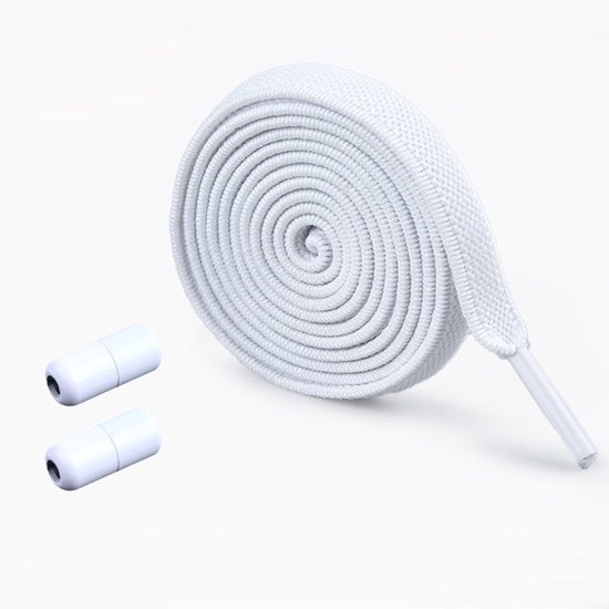 Olukssck 2 paar 5 mm brede elastische veters zonder strikken