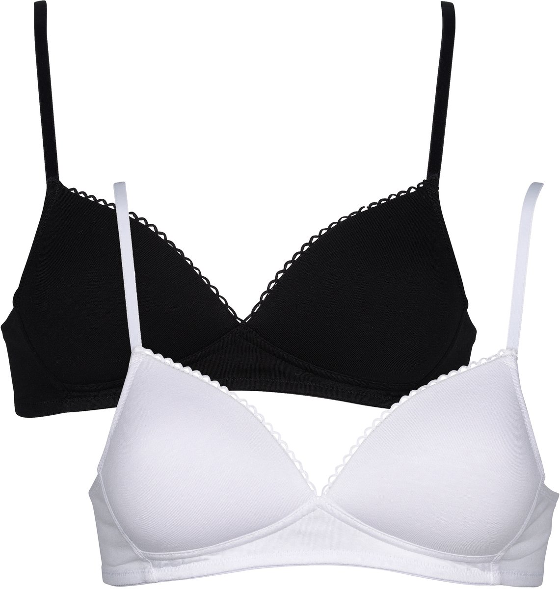 After Eden My Basic 2-pack Dames Beha - Zwart/Wit - Maat 70B