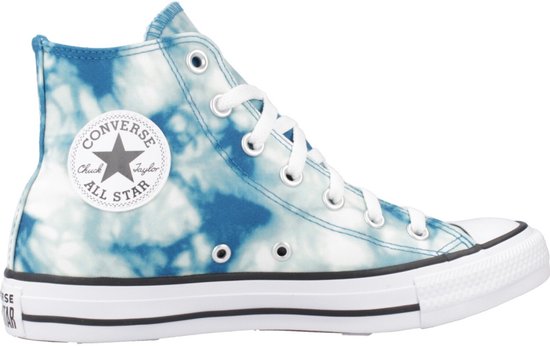 High Top Converse Plateforme Tie And Dye Converse High Top Converse Tie Dye Bleu Dye Converse Bleu Plateforme Custom Converse  Converse Bleu Tie