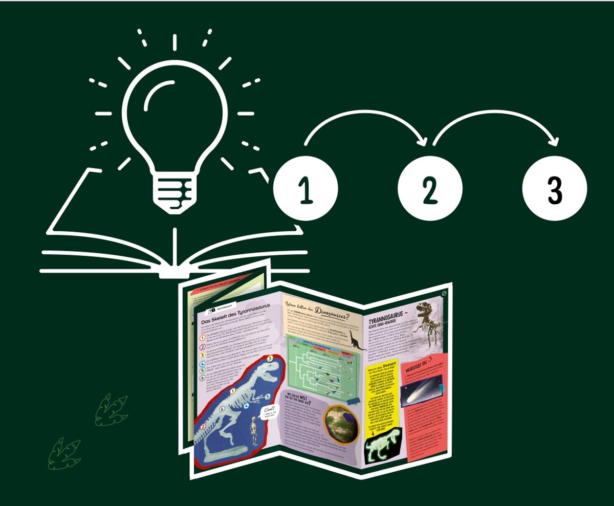 KOSMOS Dig Out Glow in the Dark T-Rex - Opgravingsset - Graaf een Lichtgevend T-Rex Skelet Op - Bouw Zelf een Dino van 13 Botdelen - Inclusief Hamer en Beitel - STEM Speelgoed - Vanaf 7 Jaar — afbeelding 4