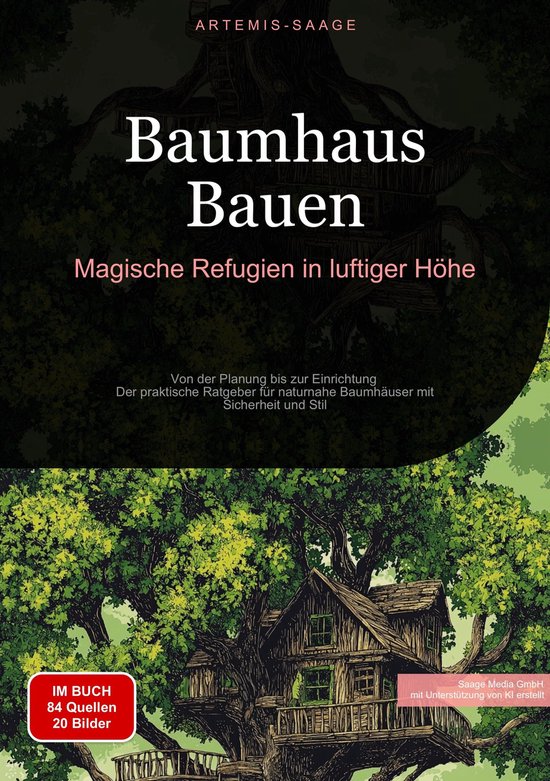 Baumhaus Bauen: Magische Refugien in luftiger Höhe - cover