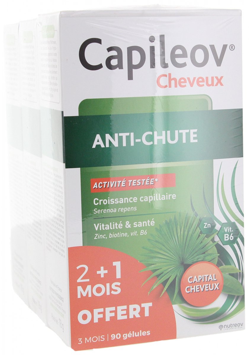 Goedkoopste Capileov Anti Haaruitval Tripack Caps 3 X 30 Promo