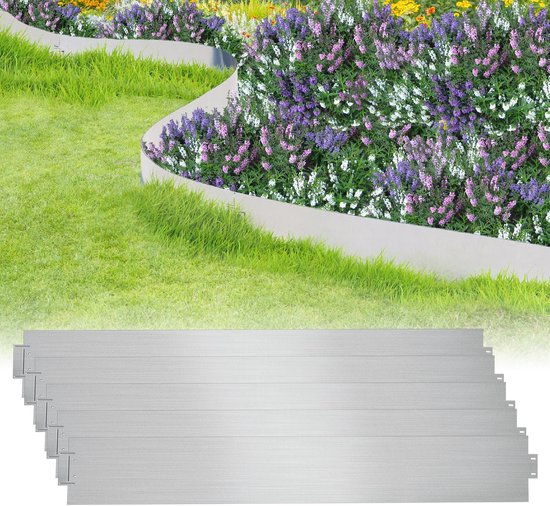 20 STUKS Tuinrand, Plastic Geen Graaf Landschapsrand, Tuinomheining Met Randpalen, In Elkaar