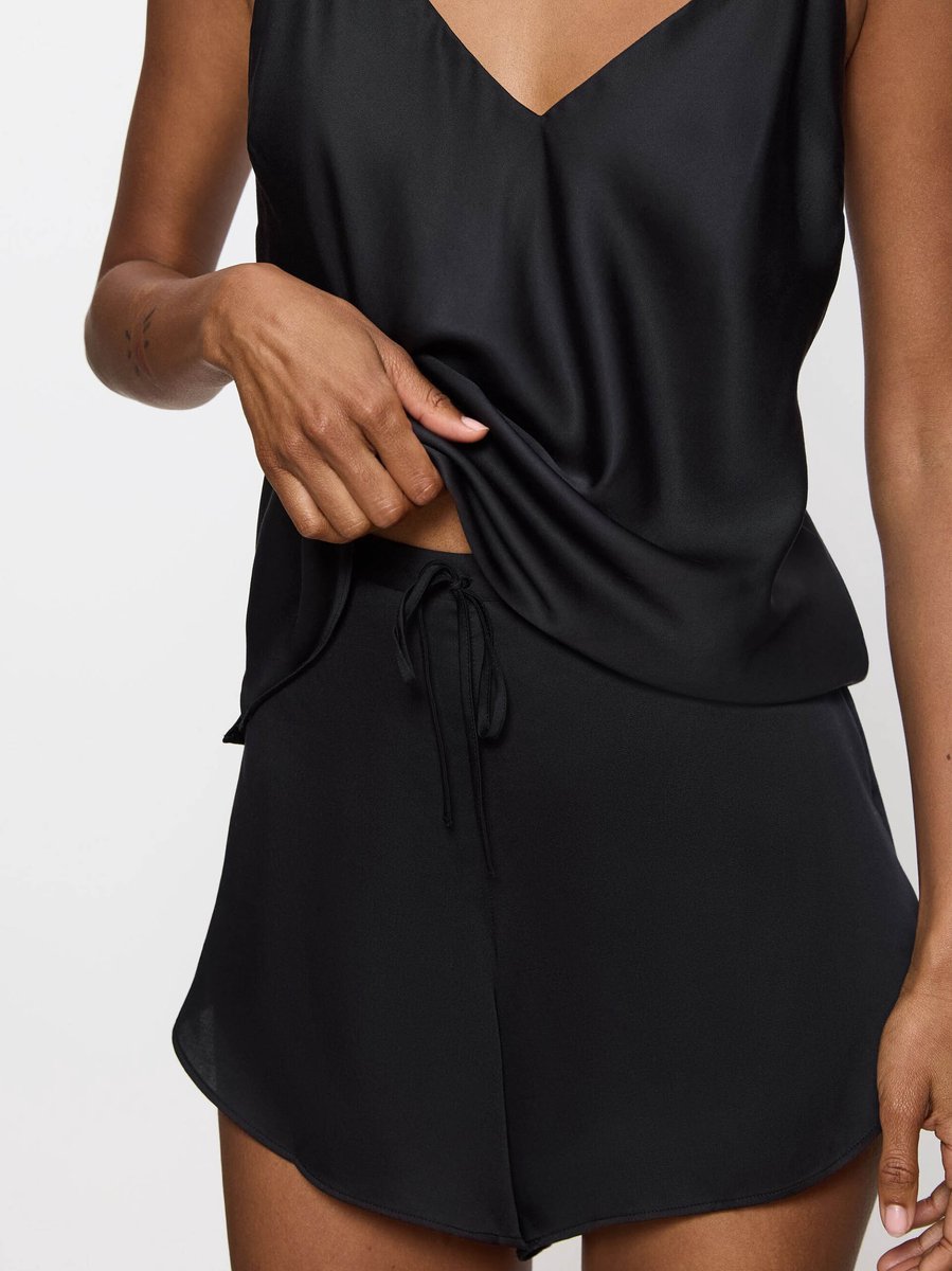 Triumph Pyjama Silky Sensuality zwart