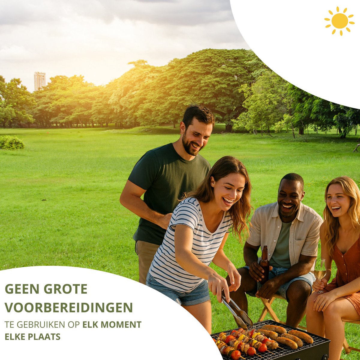 Twenty4seven Tafel BBQ Grill Houtskool thumbnail 5