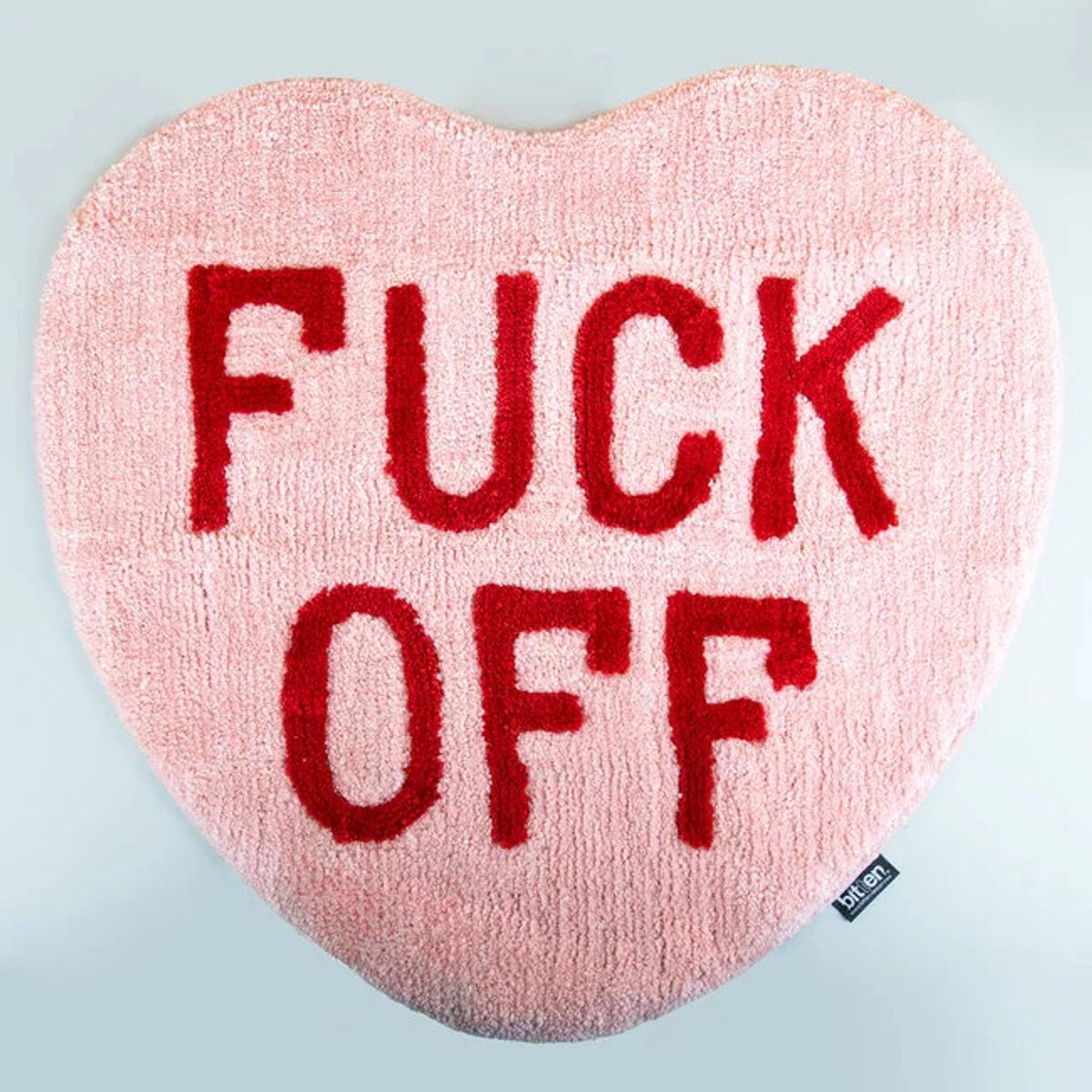 Bitten - Badmat Fuck Off Hart - vloerkleed