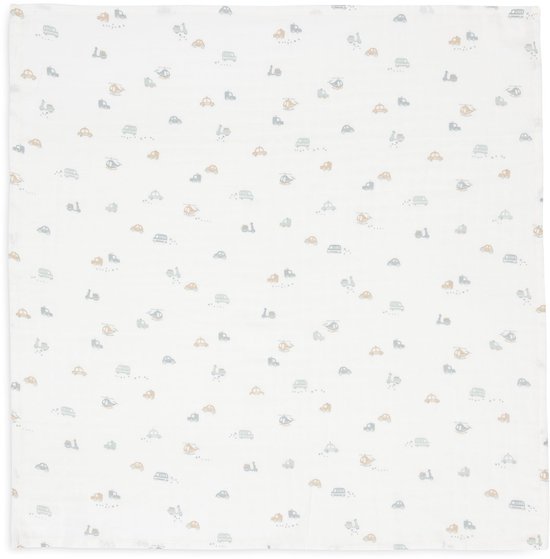 Jollein - Hydrofiele Doek Small 70x70cm - Inbakerdoek - Zacht Katoen - 3 Stuks - On The Go van Jollein — afbeelding 4