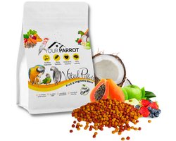 Vital pellets Fruit & Veggieblend 10kg - Your Parrot - Papegaaien voer - Fruitblend & Veggieblend - Vogelvoer - Parkieten voer - papegaaienvoer grijzeroodstaart - papegaaien snacks -