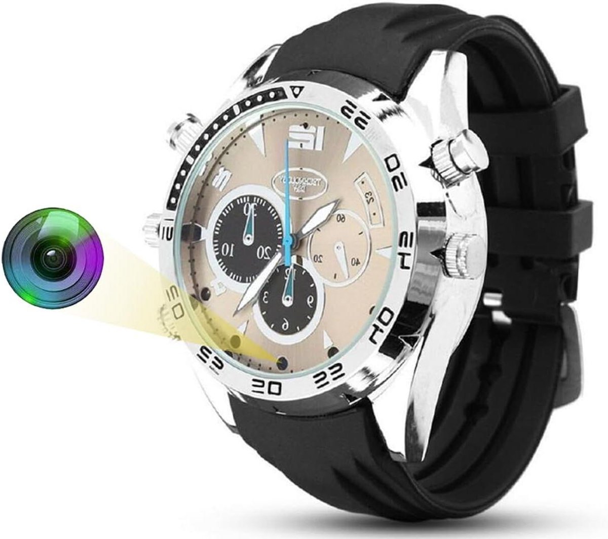 Kleine Spionage Verbergen Camera's–Mini DV HD 1080P Horloge Ingebouwde 32G-Geheugenkaart Spy Cam(W5000) Naar:Kleine Spionage Verbergen Camera's–Mini DV HD 1080P Horloge Ingebouwde 32G-Geheugenkaart(W5000)
