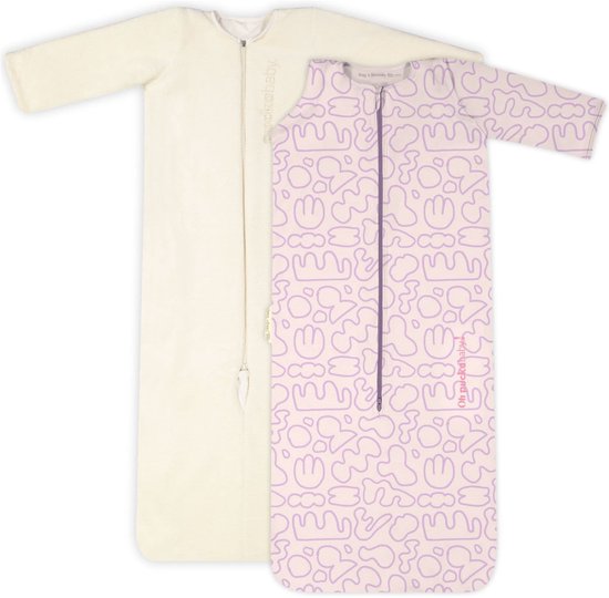 Puckababy Gigoteuse 4 Saisons Bébé - Gigoteuse été et Gigoteuse hiver (6m-2,5 ans) - TOG 0,25 à TOG 2,5 - Nuages ​​Grafitti