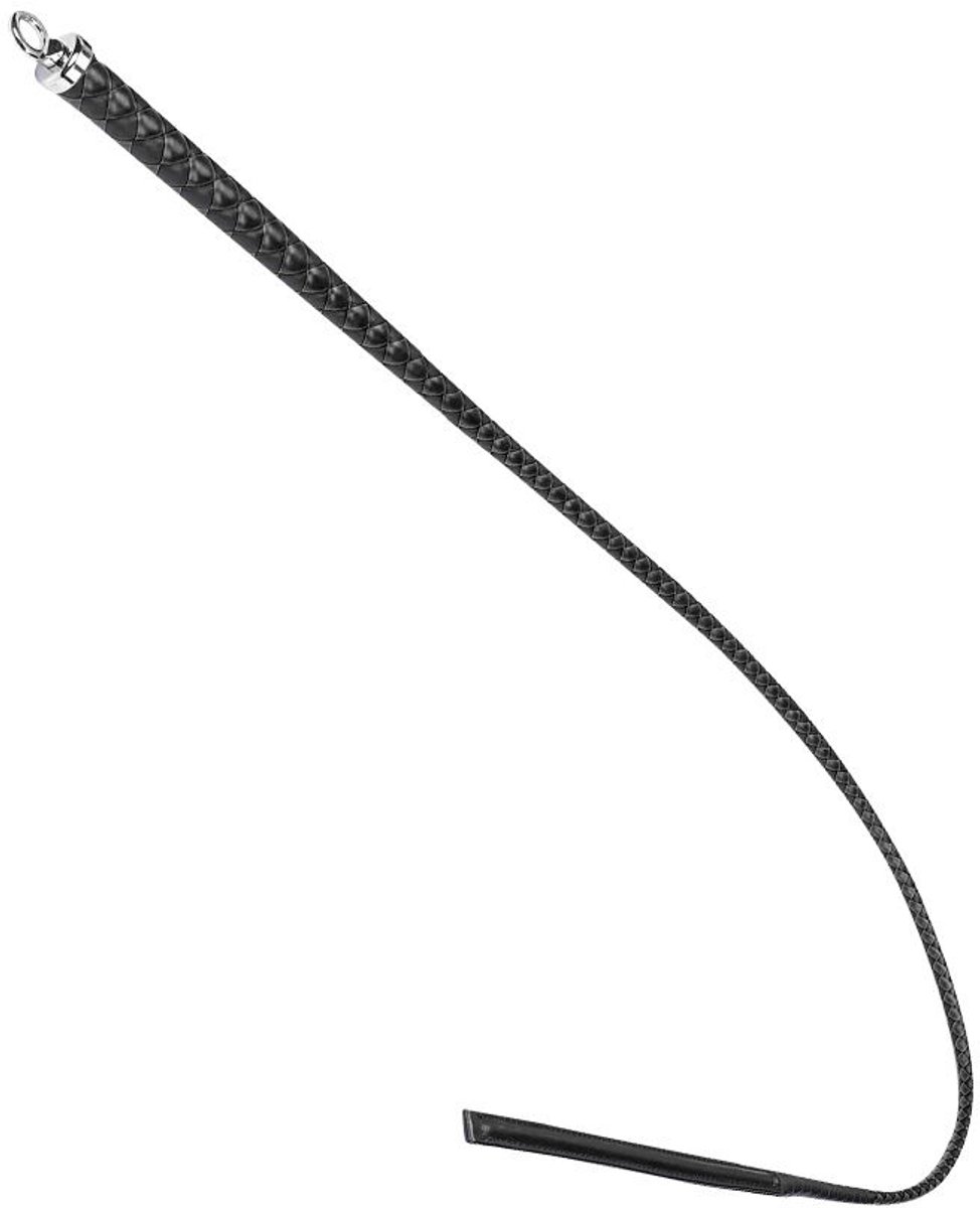 RISE - BDSM Zweep - Feather Wide Single Tail - Zwart