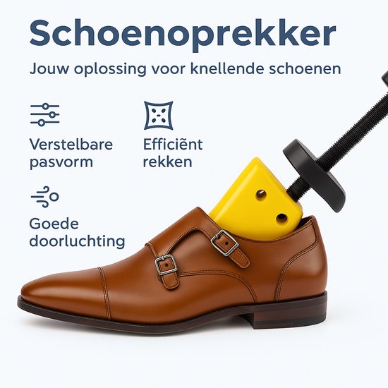 Schoenspanner Set – 2 Stuks Met Schoenlepel – Voor Dames & Heren – Verwijdt En Rekt Schoenen Comfortabeler