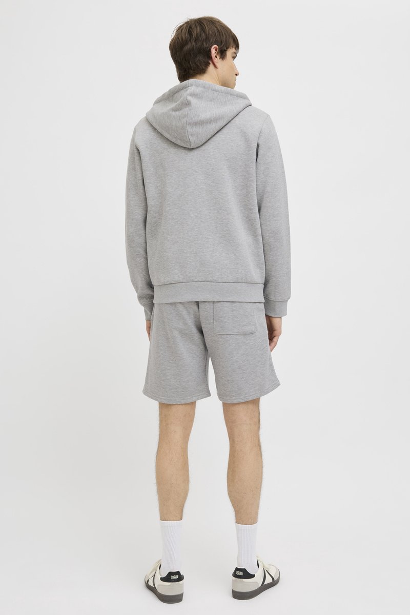 JJ REBEL JREBGORM REG REBEL LOGO SWEAT SHORTS SN Heren Trackshort - Light Grey Melange — afbeelding 14