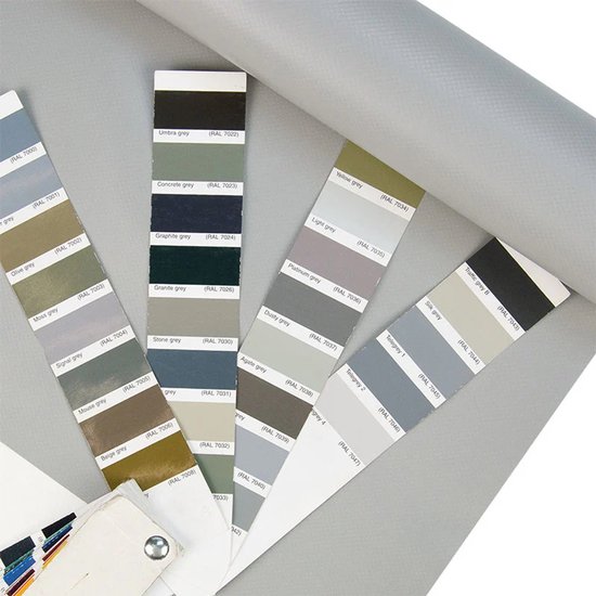 PVC Zeildoek per Meter - Grijs