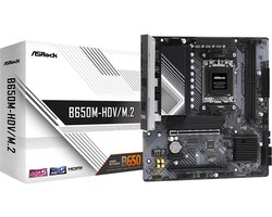 ASRock B650M-HDV/M.2 - Moederbord - Micro-ATX - AMD B650 - Socket AM5