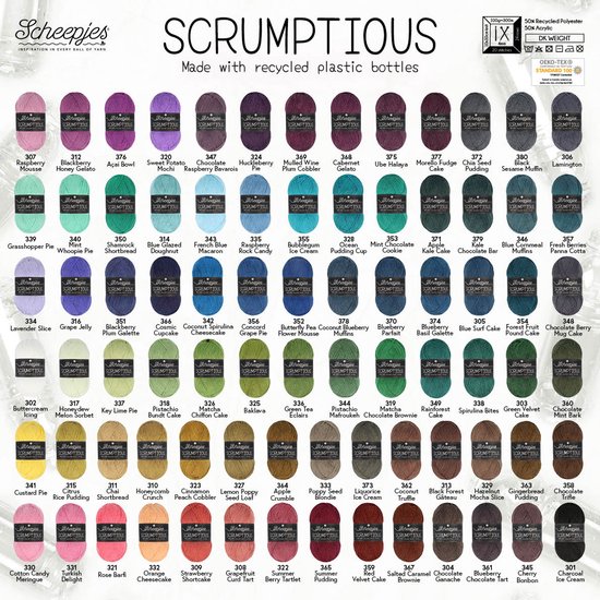 Scheepjes Scrumptious 100 grammes - 351 Galette de prunes et de Plum