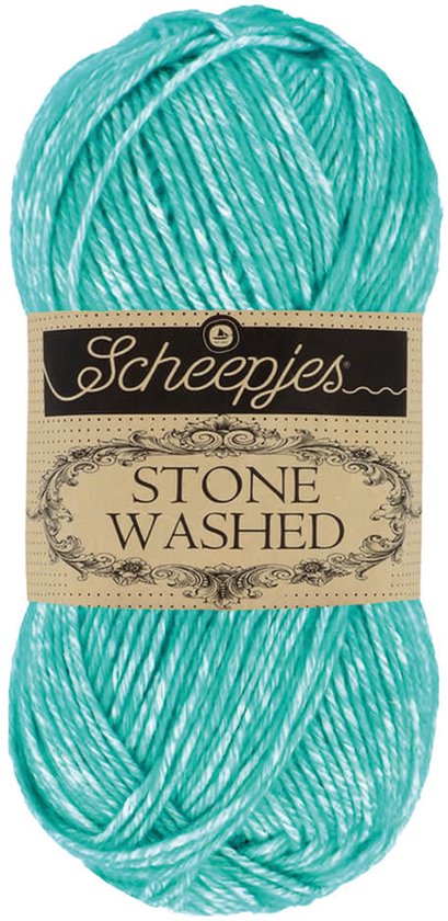 Scheepjes Stone Washed 50 gr - 824 Turquoise