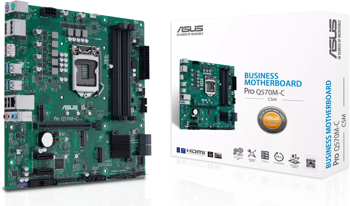 ASUS PRO Q570M-C/CSM - Moederbord