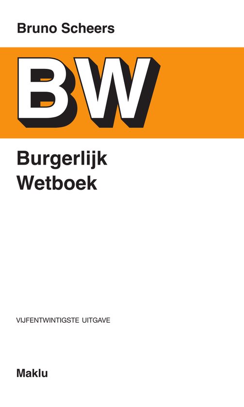 Wetteksten - Burgerlijk Wetboek - cover