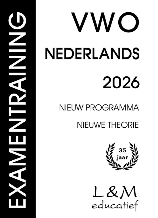 Examentraining Vwo Nederlands 2026 - cover