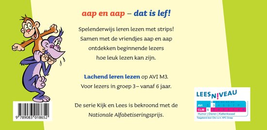 Kijk en Lees - aap en aap dat is lef!