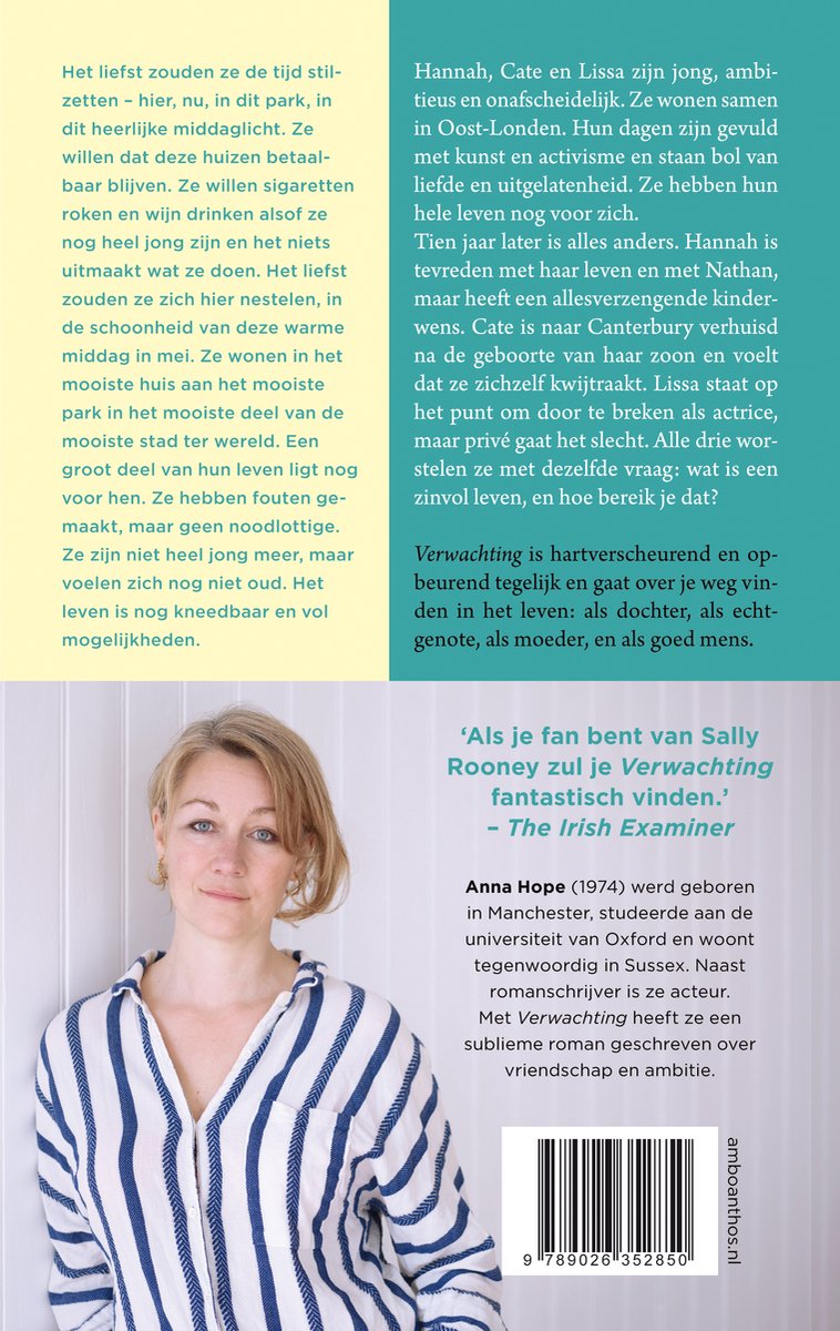 Verwachting - back cover