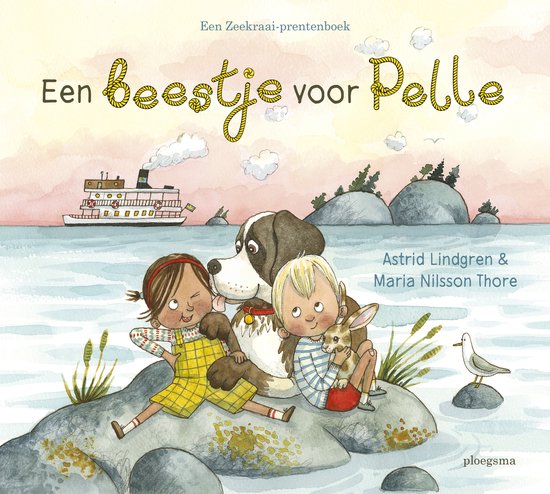 Foto: Samen op het eiland zeekraai een beestje voor pelle