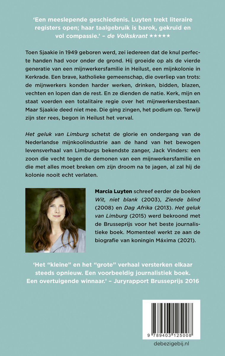 Het geluk van Limburg - back cover