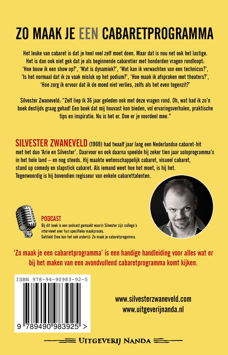 Zo maak je een cabaretprogramma – Paperback - Afbeelding 2