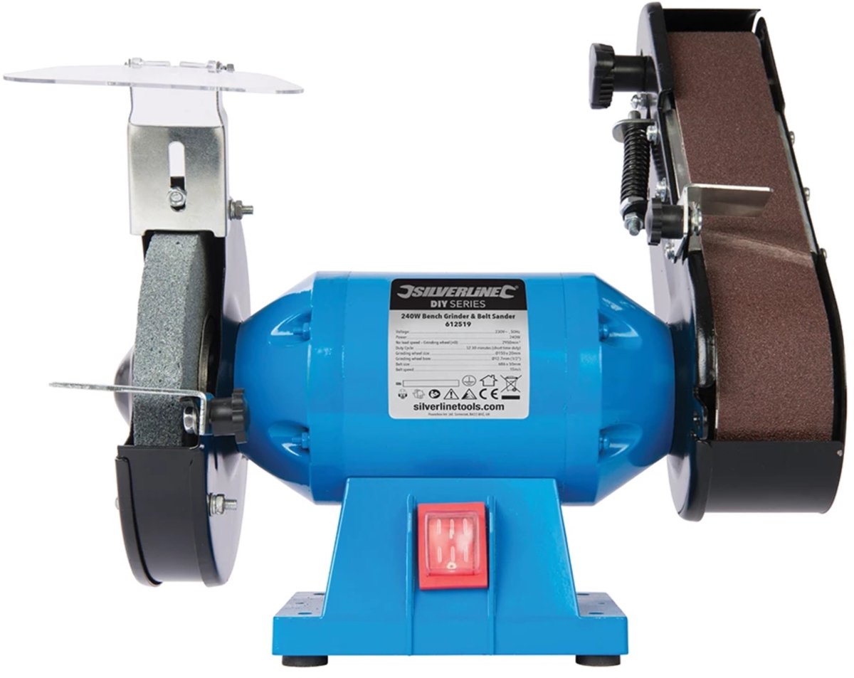 Eco L-150 dubbele slijpmachine 370 Watt laag toerental