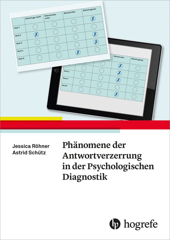 Phänomene der Antwortverzerrung in der Psychologischen Diag ... - cover