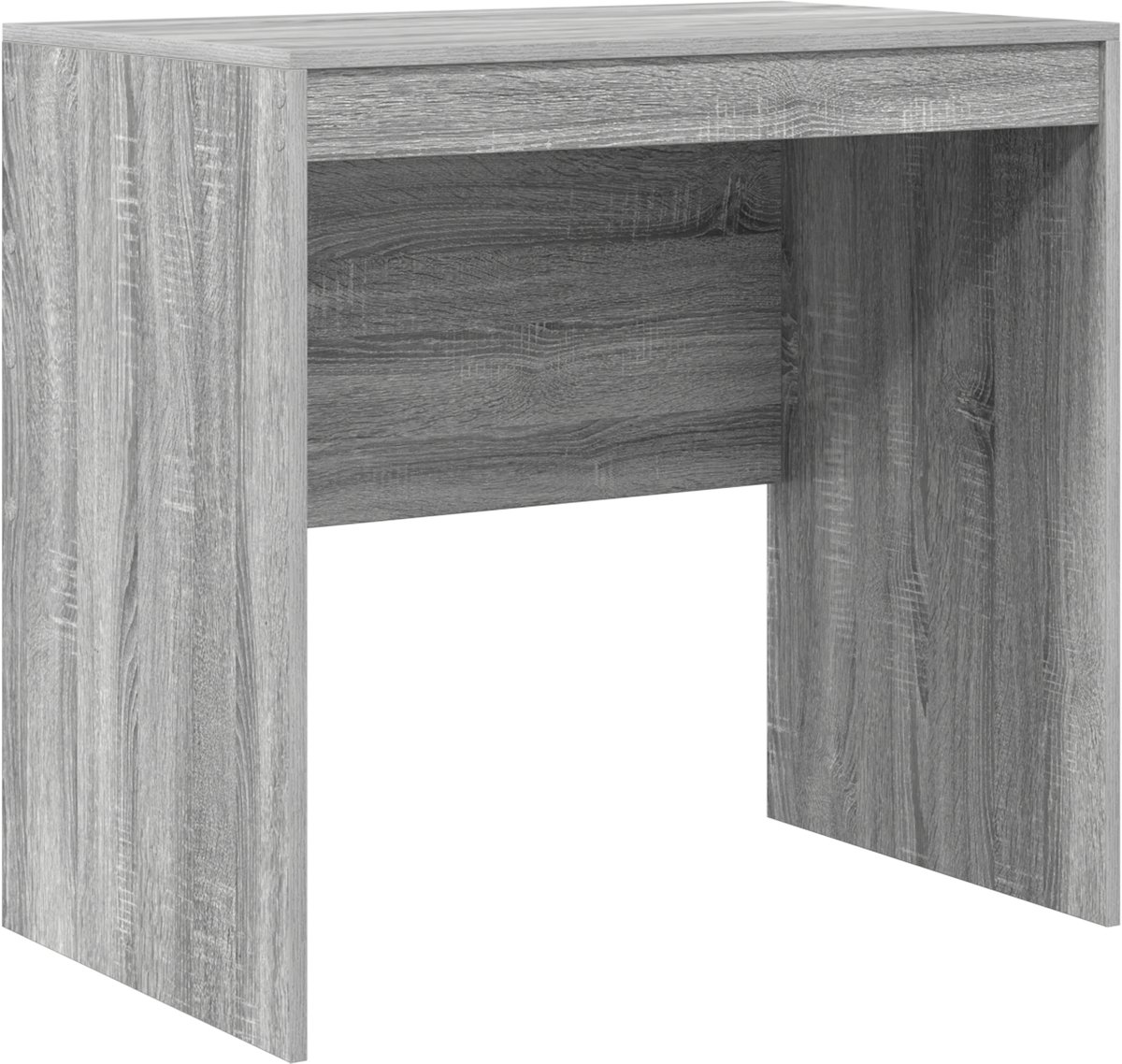 vidaXL Bureau Zwart Eiken 80 x 50 x 76 cm - Bureaus vidaXL Bureau Zwart Eiken 80 x 50 x 76 cm - Bureaus