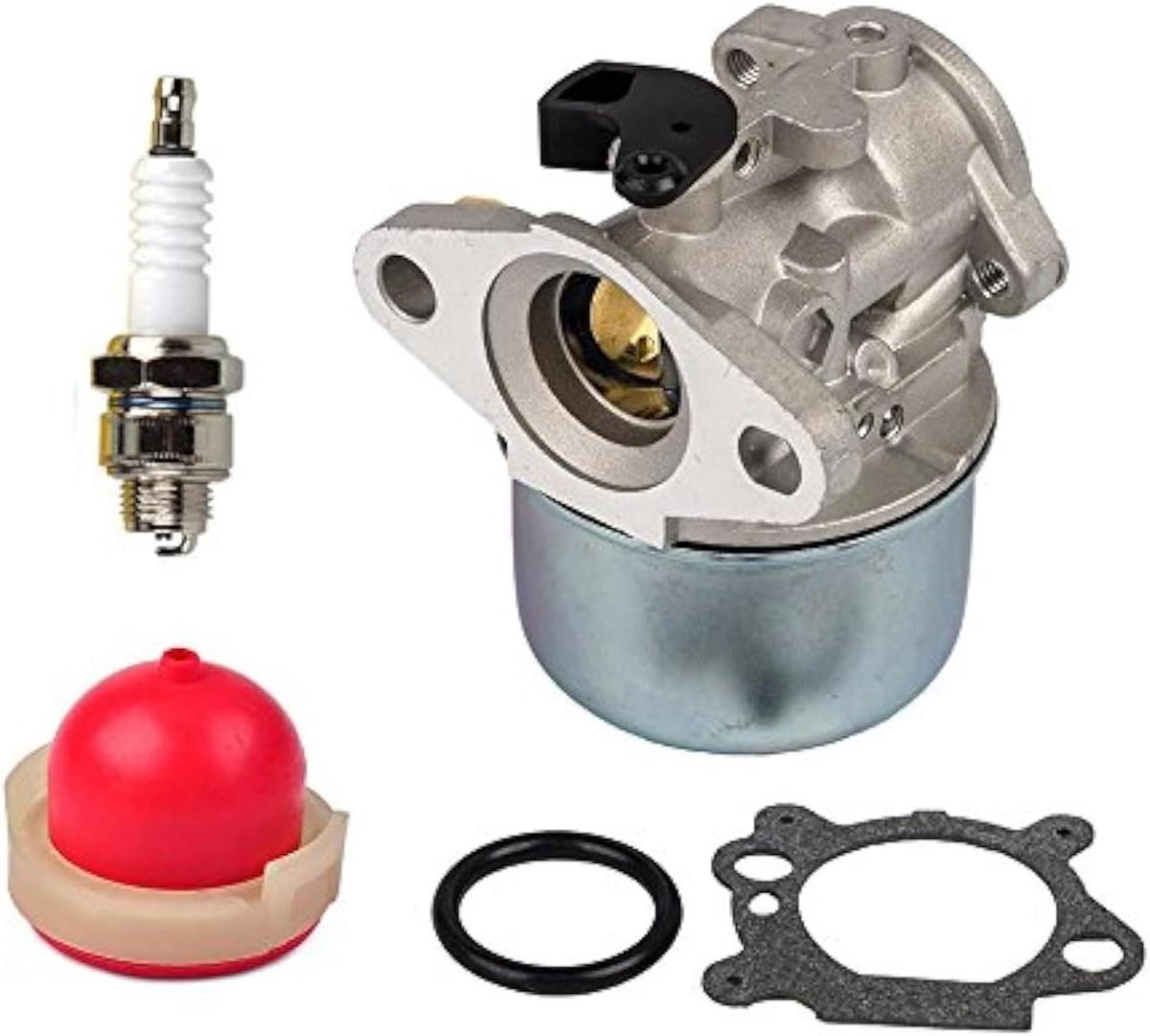 Nieuwe Carburateur Carb Kit Met Primer Lamp voor Briggs & Stratton 4-7HP Motoren - Vervang 498170 497586 498254 - OxoxO