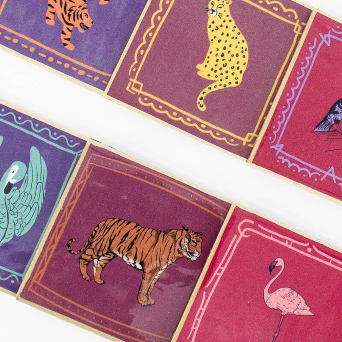 Set onderzetters Animal