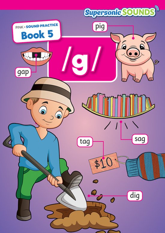 1 Pink Sounds- Pink Sound Practice Book 5 /G